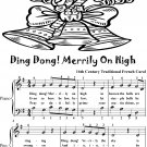 Ding Dong Merrily On High Easy Piano Sheet Music 2nd Edition