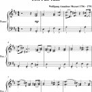 Terzettino Cosi Fan Tutte Elementary Piano Sheet Music
