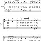 Wonderful Words of Life Easy Piano Sheet Music