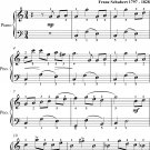 Sentimental Waltz in C Major Opus 50 Number 1 Easy Piano Sheet Music
