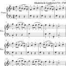 Allegretto Minuet in F Major Easy Piano Sheet Music