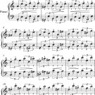 Prelude Opus 28 Number 14 Easy Piano Sheet Music