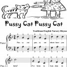 Pussy Cat Pussy Cat Easiest Piano Sheet Music for Beginner Pianists 2nd Edition