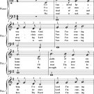 Lord I'm Coming Home Easy Piano Sheet Music