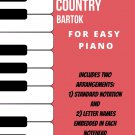 Evening the Country Easy Piano Sheet Music Combo
