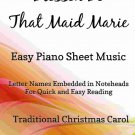 Blessed Be That Maid Marie Easy Piano Sheet Music 2nd Edition