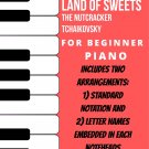 The Castle in the Land of Sweets Nutcracker Beginner Piano Sheet Music Combo