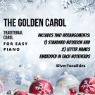 The Golden Carol Easy Piano Sheet Music Combo