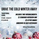Drive the Cold Winter Away Easy Piano Sheet Music Combo
