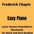 Minute Waltz Easy Piano Sheet Music