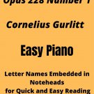 Rocking Horse Opus 28 Number 1 Easy Piano Sheet Music