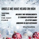 Angels We Have Heard on High Easy Piano Sheet Music Combo