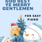 God Rest Ye Merry Gentlemen Easy Piano Sheet Music 2nd Edition