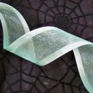 Gothic Sea Green Satin Edged Organza Ribbon - 10 Yards