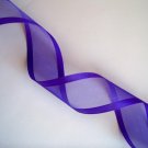Gothic Purple Haze Satin Edged Organza Ribbon - 15 Yards