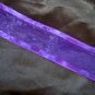 Gothic Purple Haze Satin Edged Organza Ribbon - 15 Yards