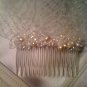 Elegant Blusher Veil With Freshwater Pearls and Swarovski Crystals