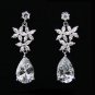 Wedding Jewelry Bridal Cubic Zirconia Teardrop Earrings