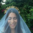 Gold leaf crown,crown, limited edition,fascinator,bridal headpiece