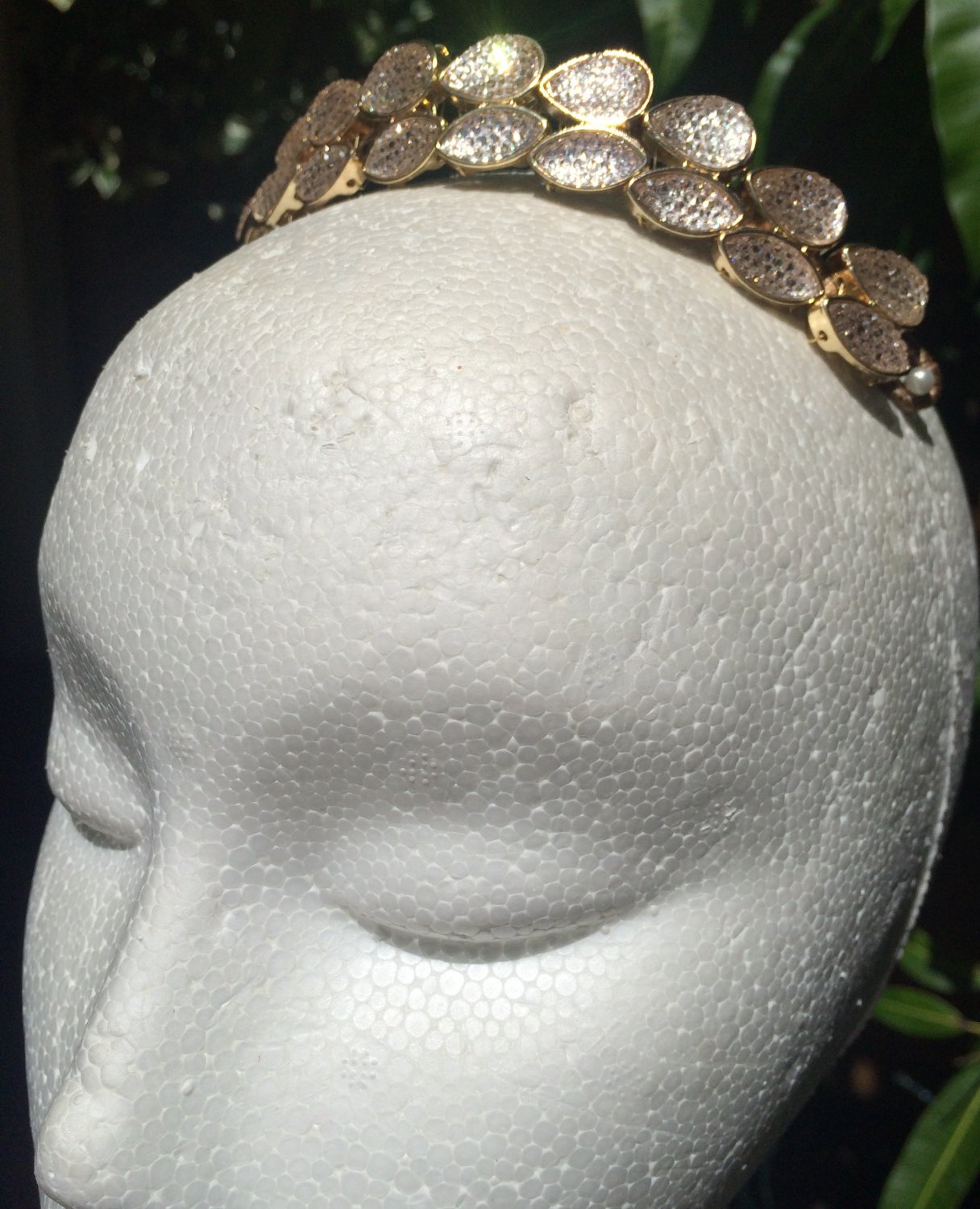 Gold leaf crown,crown, limited edition,fascinator,bridal headpiece