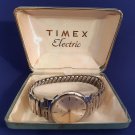 Vintage Timex Electric c1963 Wrist Watch Water Resistant-Original Case w/Receipt