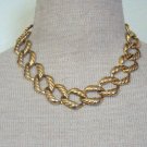 Vintage Chunky Gold Chain Statement Necklace