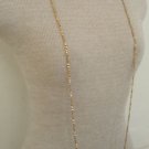 Vintage Monet Textured Gold Link Chain Necklace
