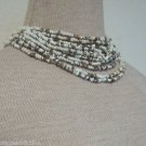 VintageFaux Opal Multi Layer Choker/Necklace