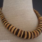 Big & Bold Vintage South Western Sandalwood Necklace