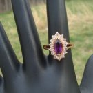 Vintage Purple Amethyst Like Ring Size 6