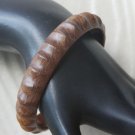 Vintage Dark Brown Wooden bangle Bracelet