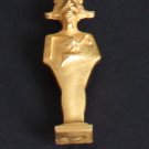 Vintage Pharaoh Egyptian Figural  Pin/Brooch Unique!