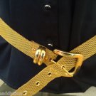 Outstanding Vintage Gold Tone Mesh Wide belt