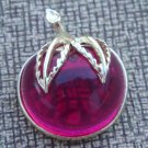 Cute Sarah Cov Magenta Apple Pin Brooch