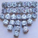 Vintage Art Deco White Rhinestone Pin/Brooch