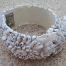 Vintage Molded Celluloid Clamper Wrap Around Bracelet