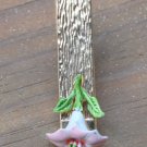 Unique Vintage Flower Enamel Gold Tone Tie Clip