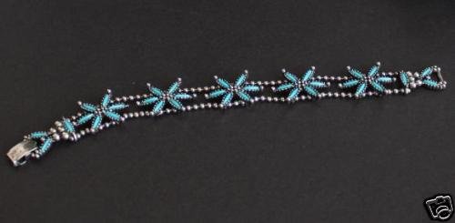 Vintage Southwestern Blue Turquoise Bracelet