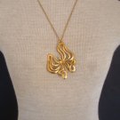 Exquistie Vintage Butterfly Pendant Necklace