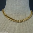 Chic Vintage Gold Link Necklace 1980s