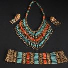 Art Deco Egyptian Revival  Complete Set Book Piece !