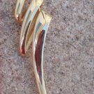 Vintage Golden Thunder Modernist Pin / Brooch