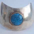 Vintage  Blue Turquoise Oversize Cuff Bracelet