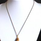 Vintage Brown Agate Gemstone Necklace/Pendant
