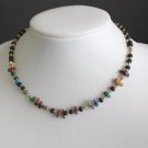 Vintage Art Deco Era Egyptian Stone Choker Necklace