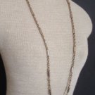Chic Vintage Silver Chain 37" Long Necklace