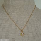Vintage Delicate White Stone Cute Pendant Necklace