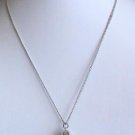 Vintage Red Jasper Stone Pendant Chain Necklace