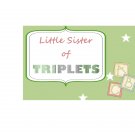 Little Sister of Triplets