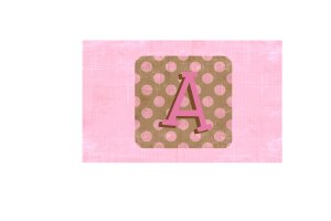 Pink-n-Brown Alphabets